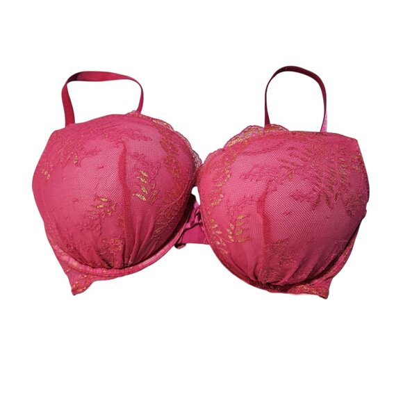Vintage Victoria's Secret 36DD Extreme Push-Up Bra Adds 2 Cups - Picture 2 of 5